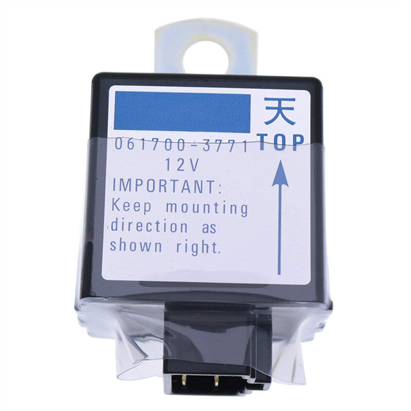 12V time-delay relay solenoid valve suitable for Kubota engine stop relay B1550D T0070-31410