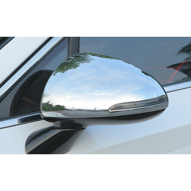 for Hyundai Sonata 2020-2023 Chrome Rear View Side Door Mirror Cap Cover trim 2x