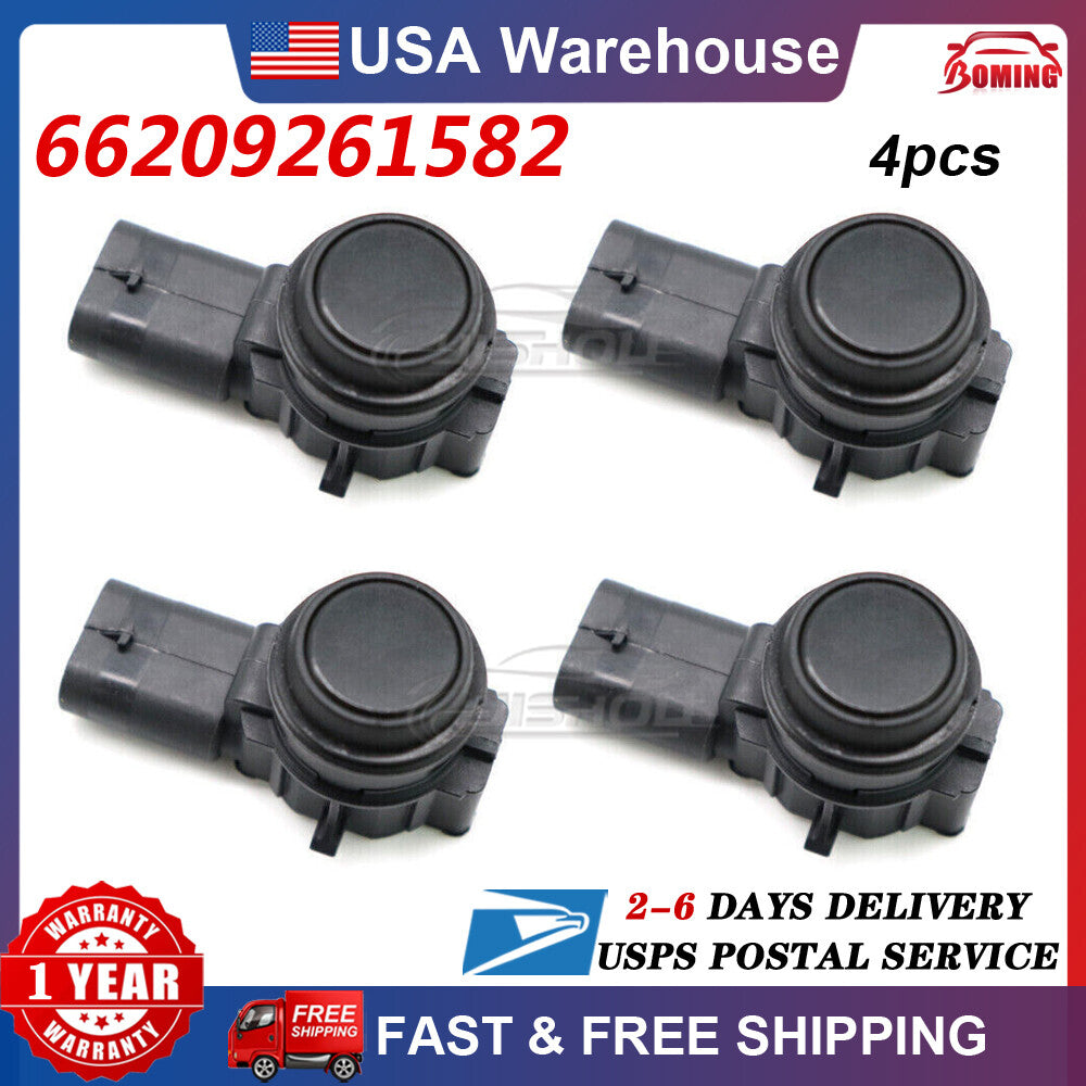 SET OF 4PCS 66209261582 PDC Parking Sensor Fit for BMW F32 F31 F30 F22 F20 NEW