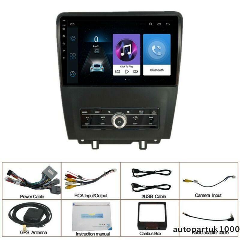 RADIO NAVIGATION For 2010-2014 for FORD for MUSTANG STEREO 10.1 Android 10.1 16GB WiFI