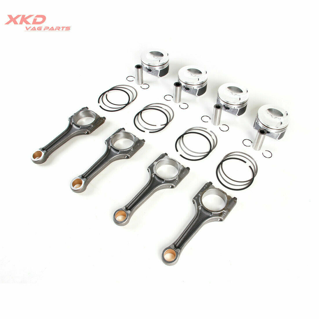 EA888 2.0T 21mm 82.51mm Piston Ring Connecting Rod Fit for VW for Tiguan CCTA CBFA