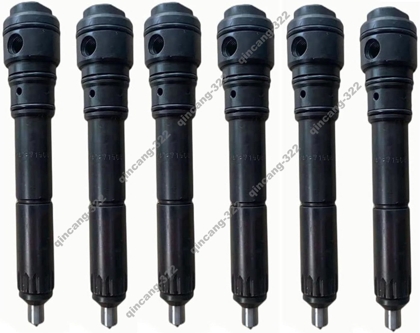 6 Pcs Fuel Injector 6212-12-3200 for Komatsu Engine SA6D140 SAA6D140E