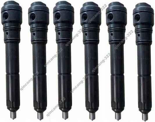 6 Pcs Fuel Injector 6212-12-3200 for Komatsu Engine SA6D140 SAA6D140E