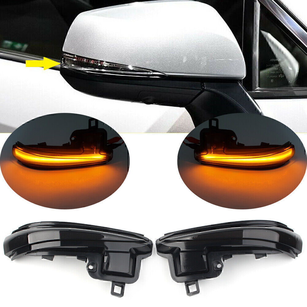 LED Side Mirror Sequential Dynamic Turn Signal Light Fit for Toyota RAV4/Tacoma 2pcs