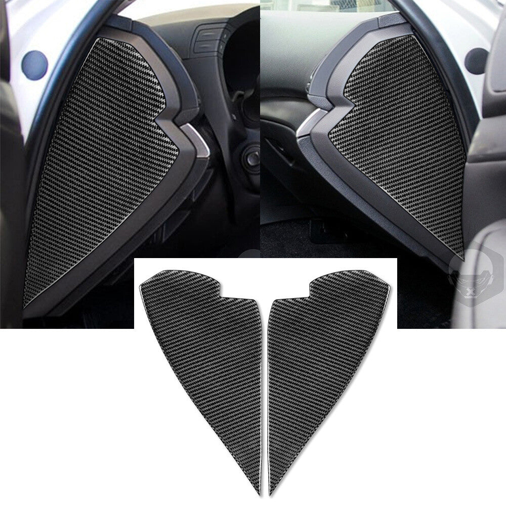 Carbon Fiber Door Buffer Cushion Mat Panel Trim for Infiniti G37 Sedan 2010-2013