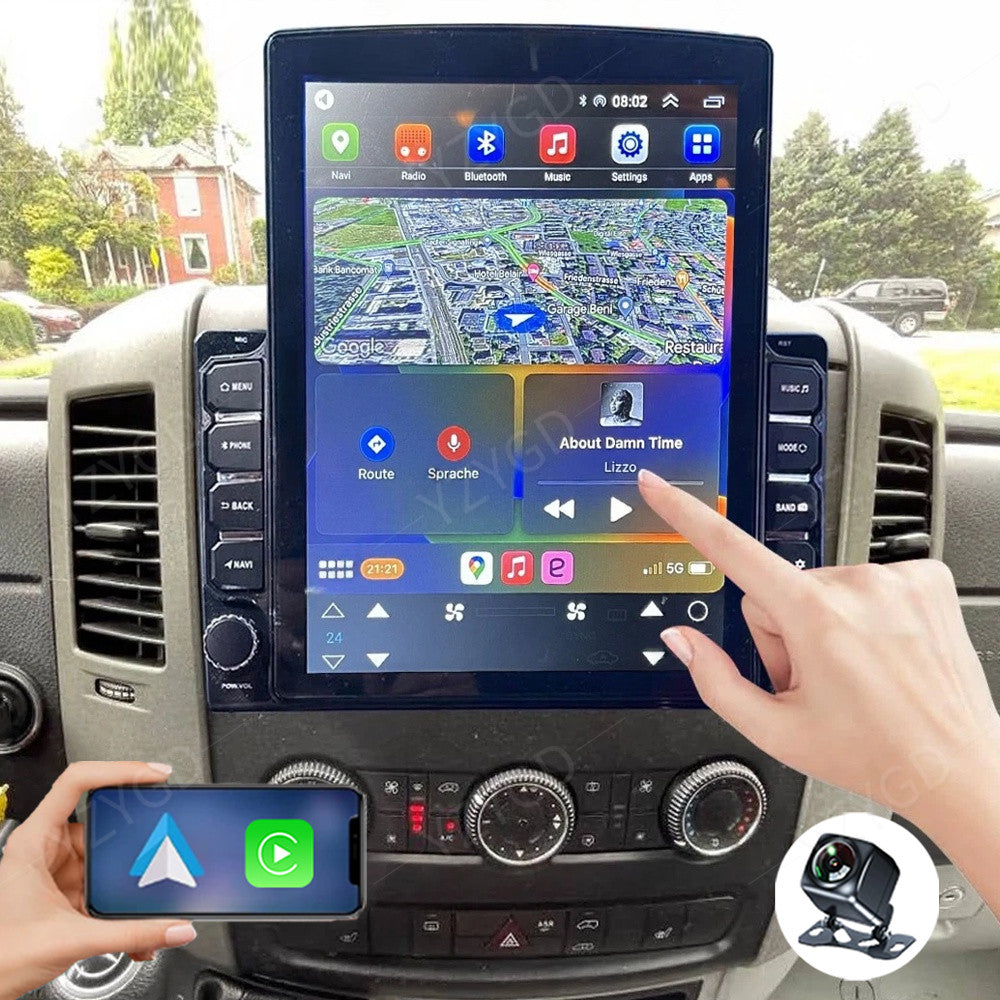 for Dodge Sprinter 2500 3500 2007-2009 9.7 Android Auto Carplay Car Radio GPS