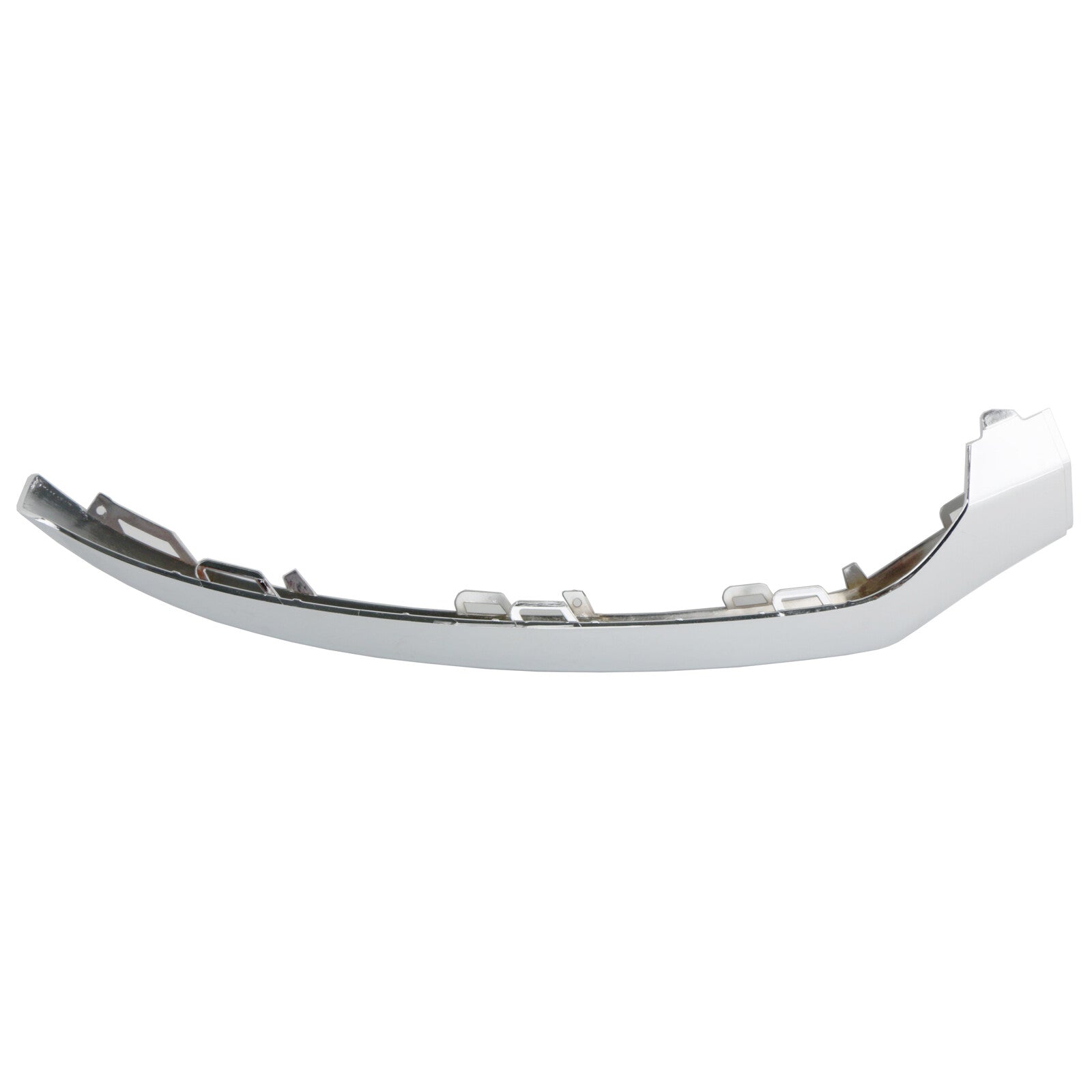 The lower lip trim on the front right bumper is suitable for 2015-2018 for Mercedes-Benz W205, C300, and C350 models.