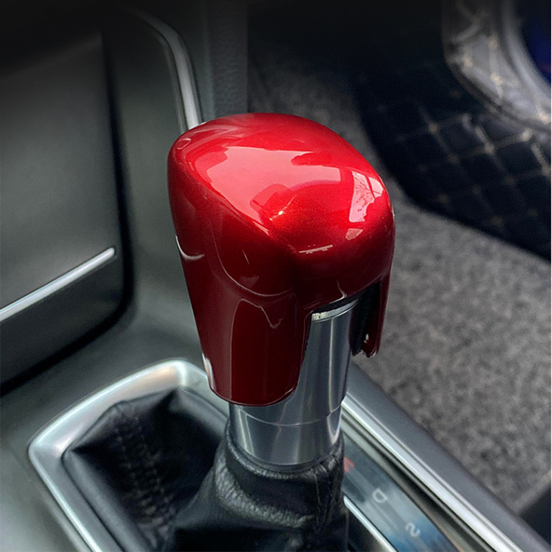 for Honda CR-V CRV 2023 2024 Red Interior Console Gear Shift Knob Decor Trim ABS