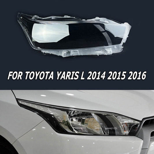 Replace for Toyota Yaris L 2014-2016 Headlight Lens Shell Cover Clear Right Side