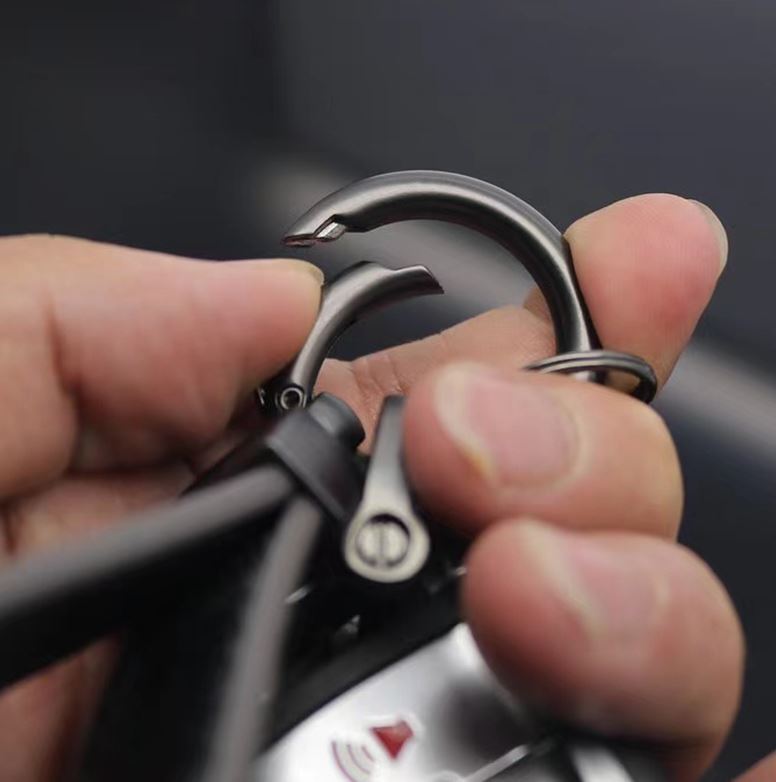 Black 4x45mm Yafandi Wheel Center Sticker Hub Sticker RIM Sticker Logo