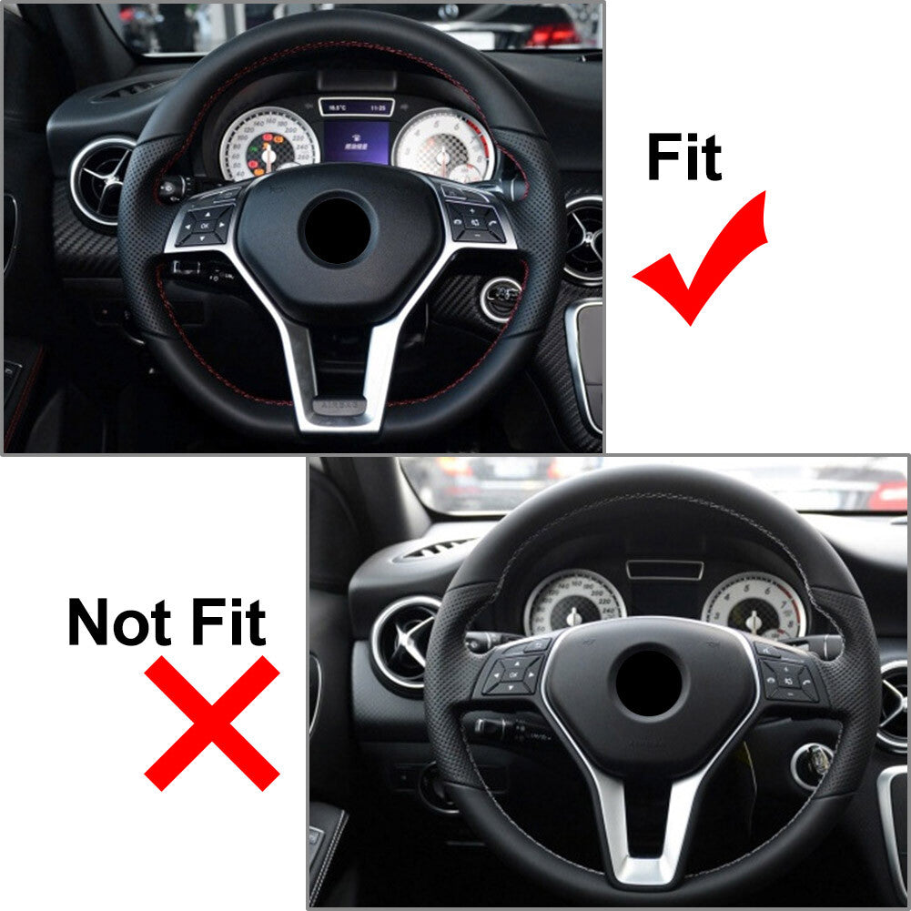for Mercedes-Benz A C E SLK CLA CLS Style Steering Wheel Frame Trim Cover