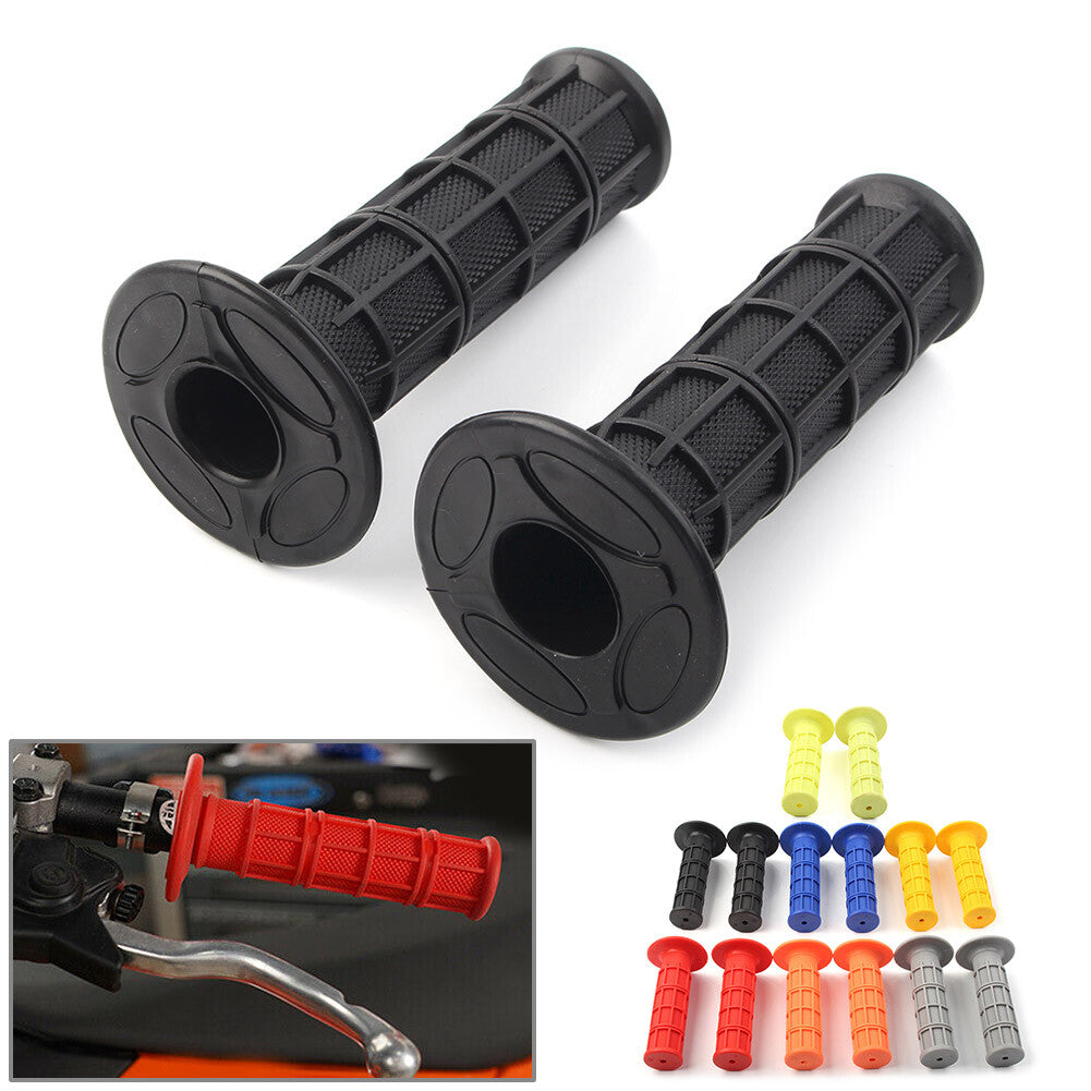 7/8  1 Hand Grips Throttle Handle Bar ATV MX Dirt Bike Enduro Soft Rubber US