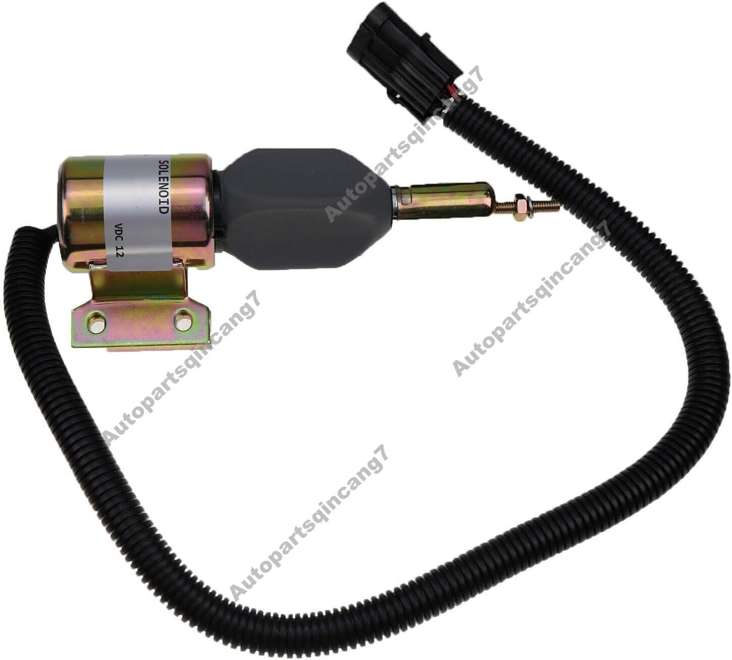 12V Stop Solenoid 3935429 for Engine 6BT CASE Sprayer 3185 SPX3200B