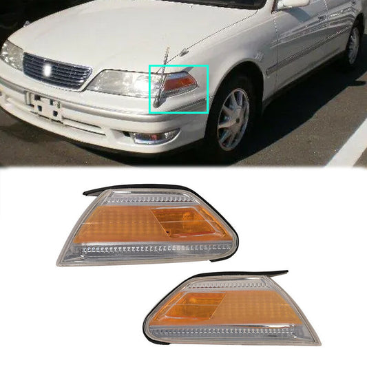Pair Front Turn Signal Light Corner Lamp For 1996-2000 for Toyota MARK GX100 JZX100
