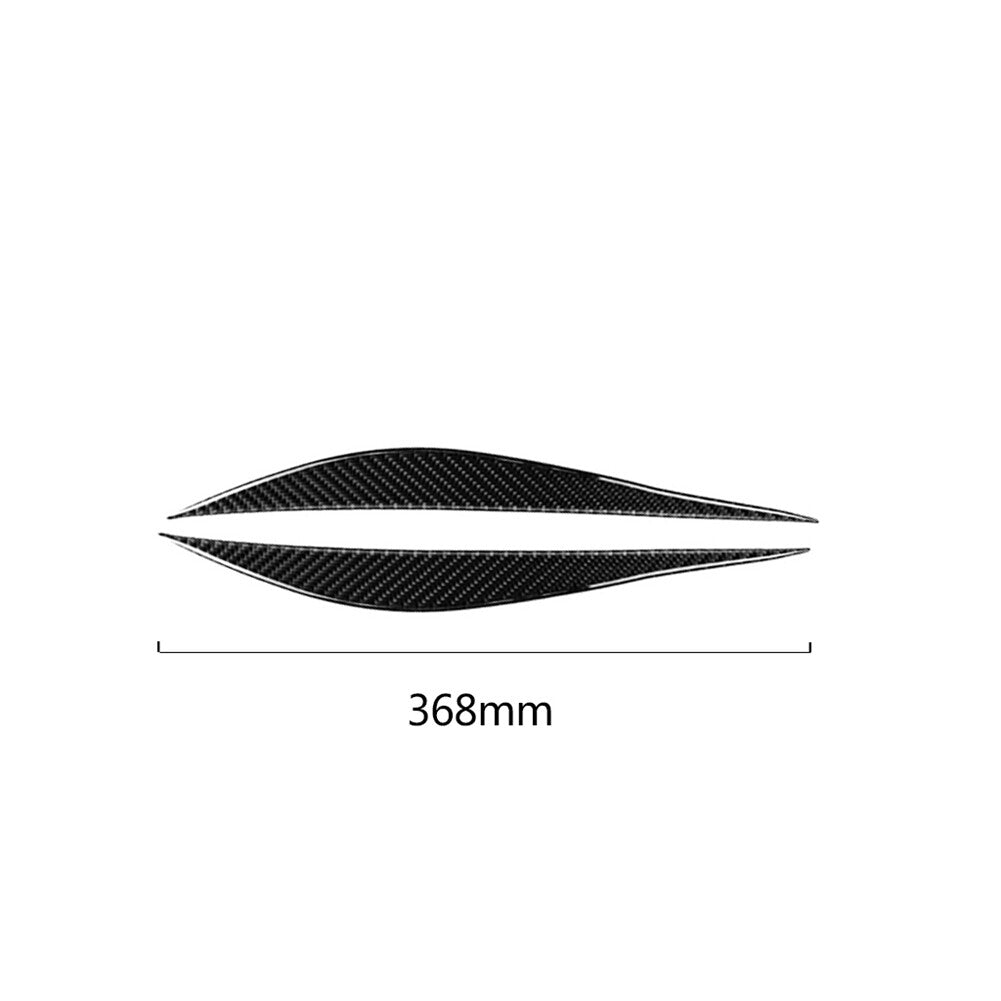 Carbon Fiber Light Eyebrow Decorative Trim Cover for BMW 3 Series F30 2013-2019