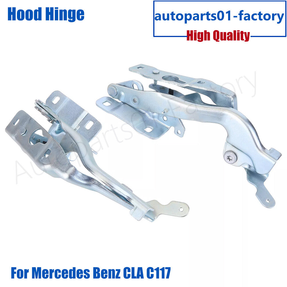 1Pair Hood Hinge Left  Right for Mercedes-Benz CLA C117 4Matic Sedan 2.0L