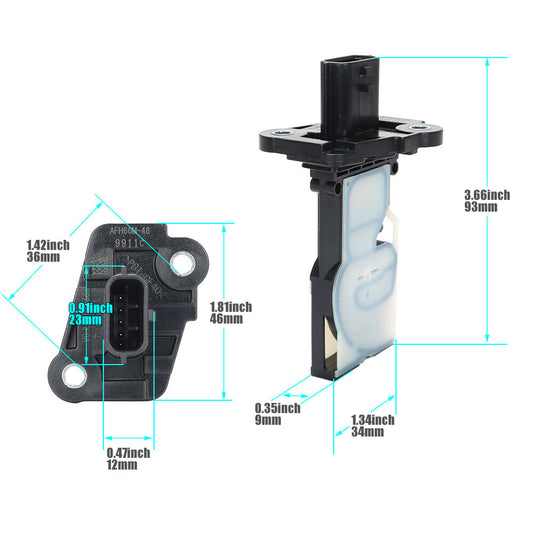 2pcs Downstream Oxygen O2 Sensor Fit for 2011-2015 for BMW for Alpina B7L xDrive V8 4.4L