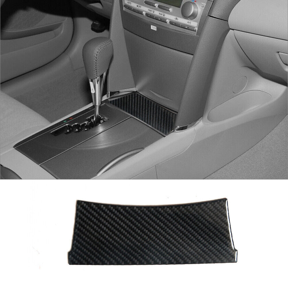 Carbon Fiber Interior Under Storage Box Cover Trim for Toyota for Camry