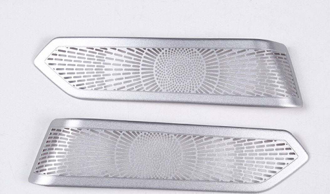 for Range Rover Sport 2023-25 Cover Trim A Pillar Speaker Sound Silver Steel 2X