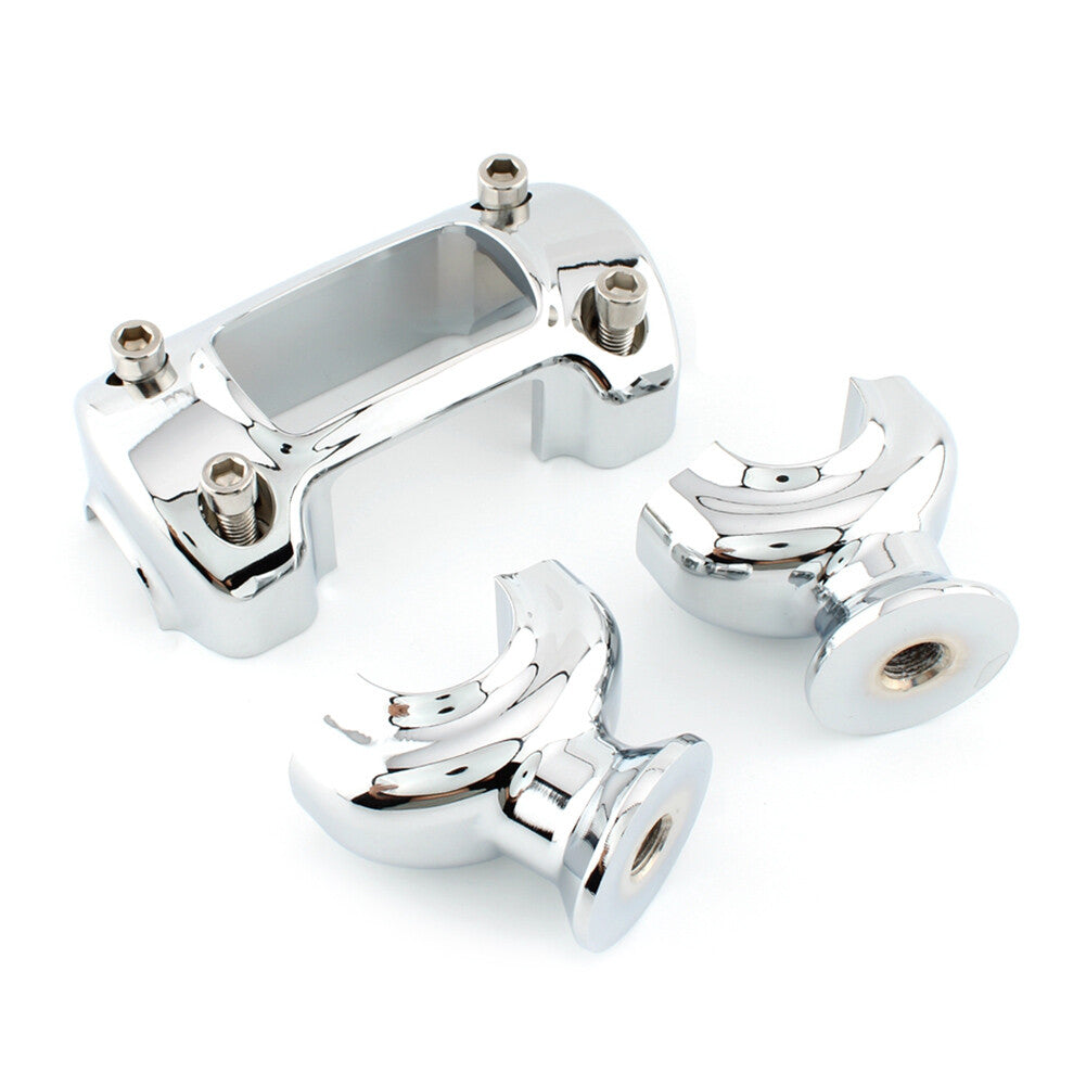 Handlebar Riser 1.25 Clamp Kits for Harley Softail Dyna Street Bob Fat Bob