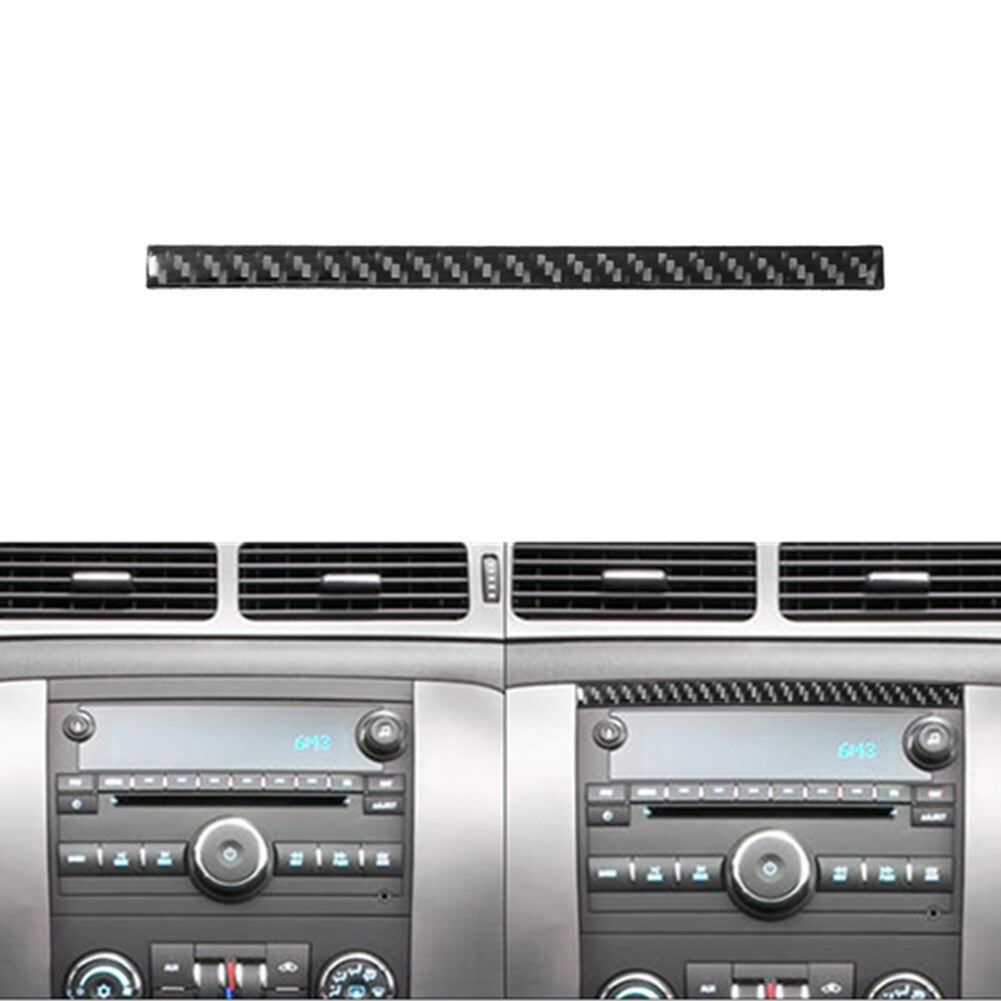Carbon Fiber Above Navigation Cover Trim For Silverado/tahoe/ for sierra 2007-2014