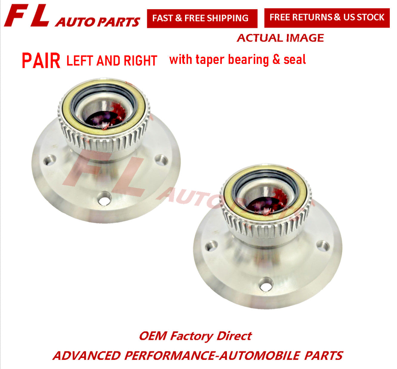 Front Wheel Hub  Bearing Assembly for Mercedes E Class SLK CLK C RH LH 2 Side