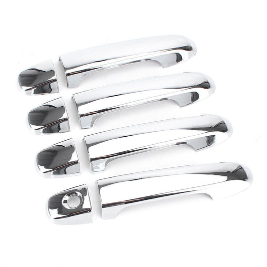 8pcs Side Door Handle Covers Chrome Trim Bars for Toyota for Camry Sedan 2012-2017