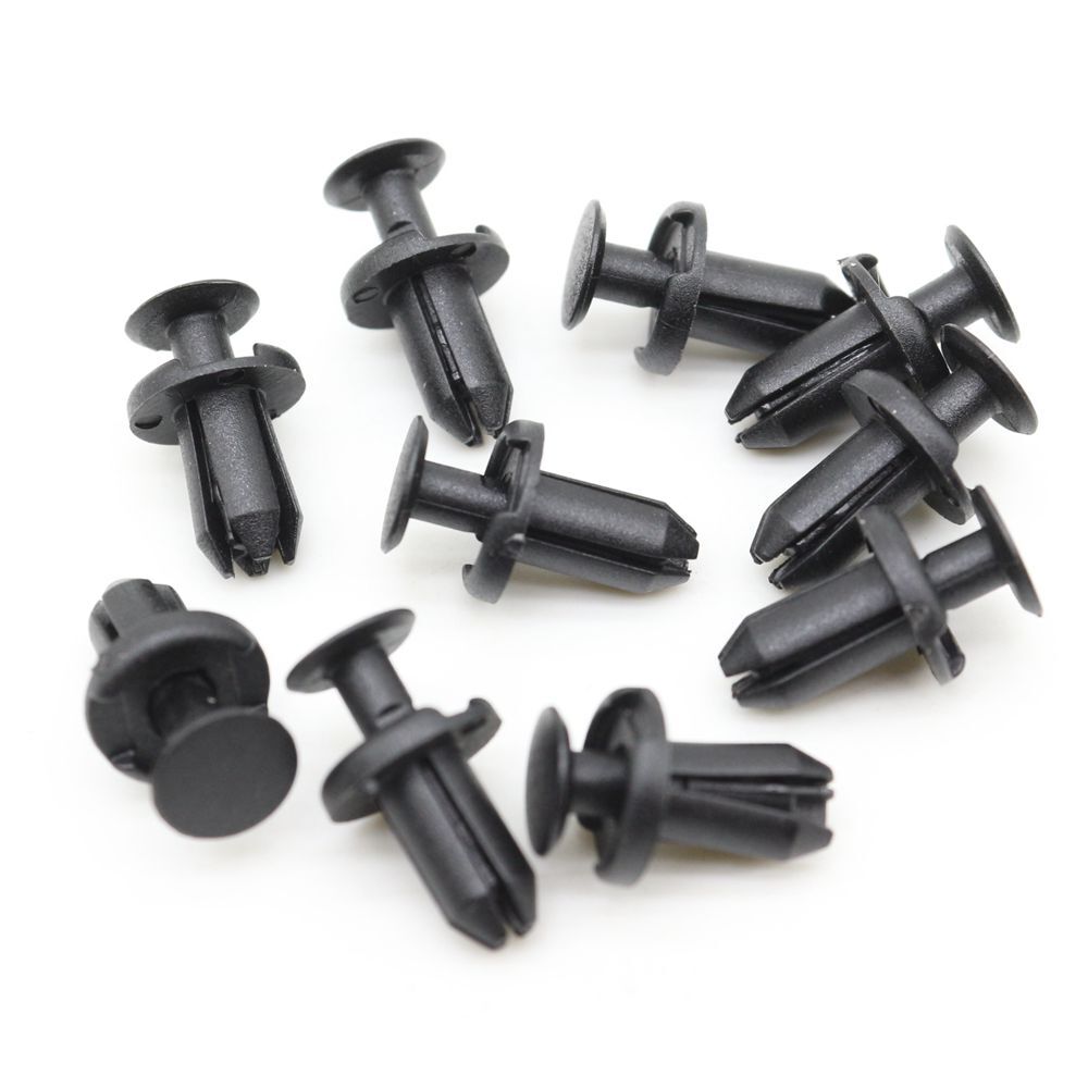 10-piece pack for Nissan 11-17 Juke Quarter panels - Corner trim fastener rivets 768821KA0A
