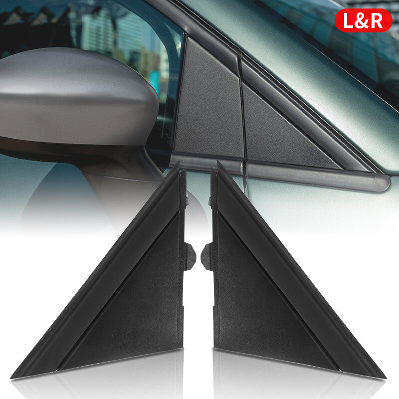 2Pcs Door Mirror Flag Cover Corner Molding Left Right For 2012-2019 for FIAT 500
