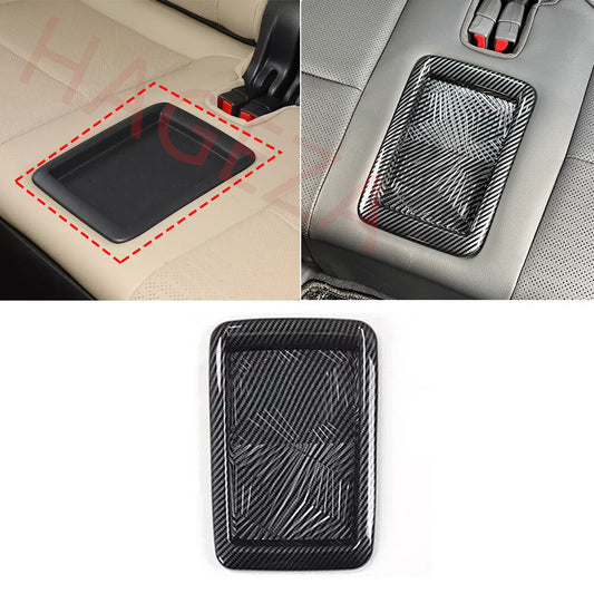 Carbon ABS Third Row Storage Box Tank Cover For Toyot@ for Land Cruiser LC250 2024+