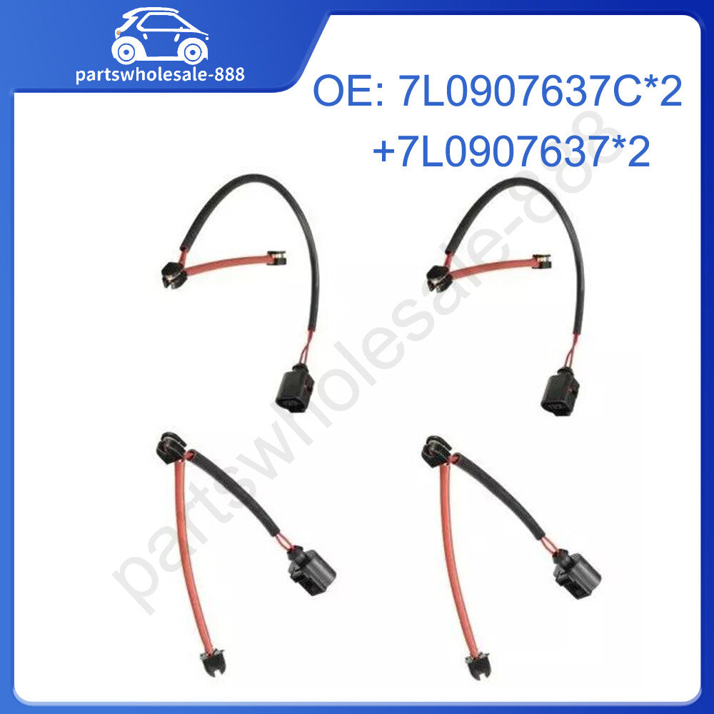 2 Front  2 Rear Brake Pad Wear Sensor for AUDI Q7 for PORSCHE for CAYENNE for VW TOUAREG