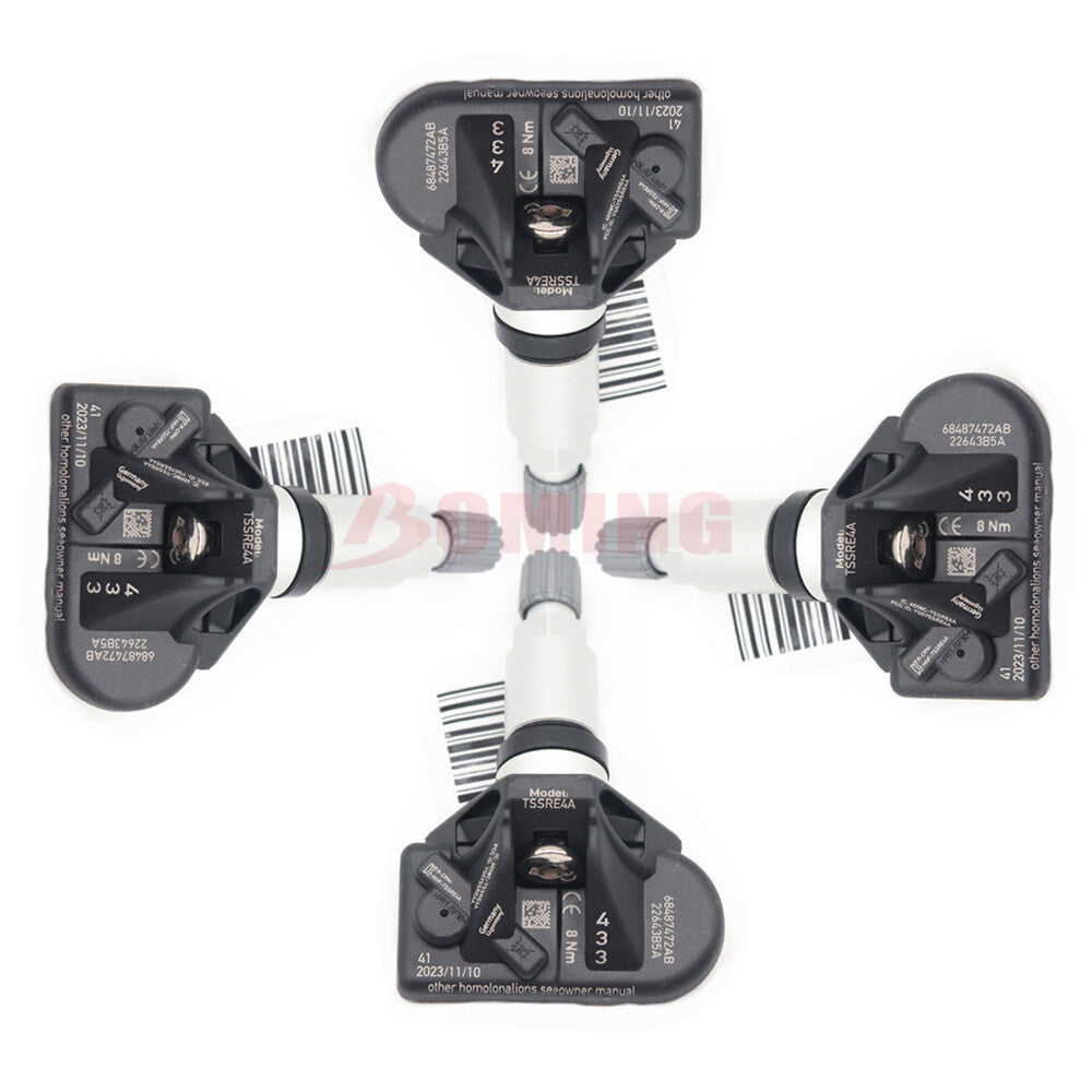 4pcs TPMS Sensor for 2019-2023 for Dodge for Challenger R/T Scat Pack 433mhz 68487472AB