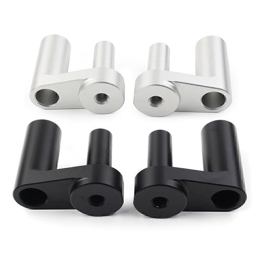 Handlebar Risers Kit 1.625 Back Move Mount Clamp Fit for BMW R1200RT R1250RT Silver