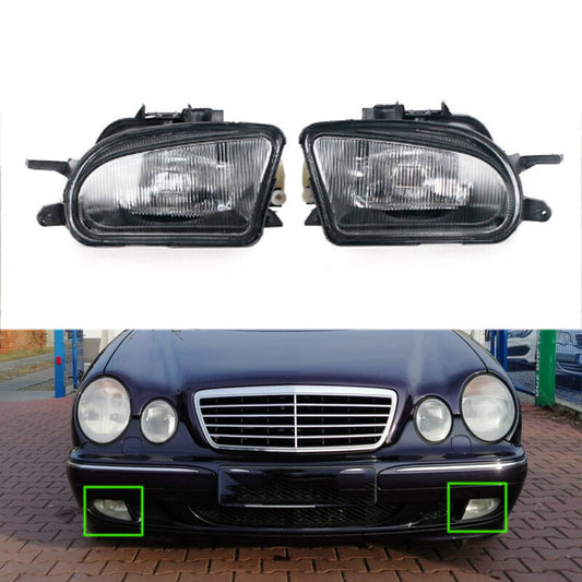 Front Fog Light Pair for Mercedes-Benz W210 E200 E220 E240 E280 E300