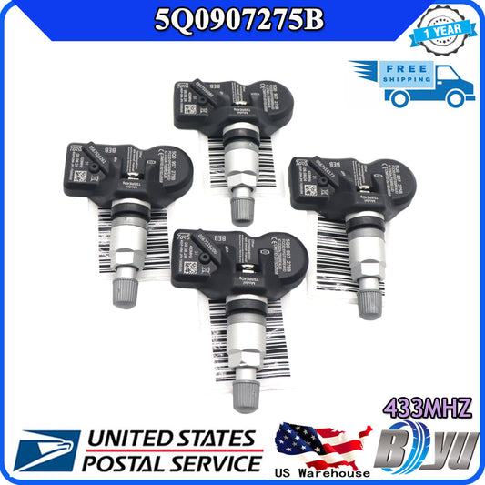 Tire pressure sensor TMPS 5Q0907275B suitable for Audi Q7, for Bentley , for Porsche , for Volkswagen 4x