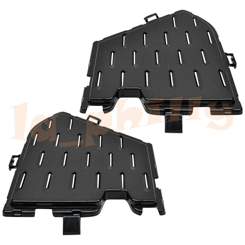 Left and Right Front Bumper Insert Grille Cover for 2020-2021 for BMW X6 G06 M Black