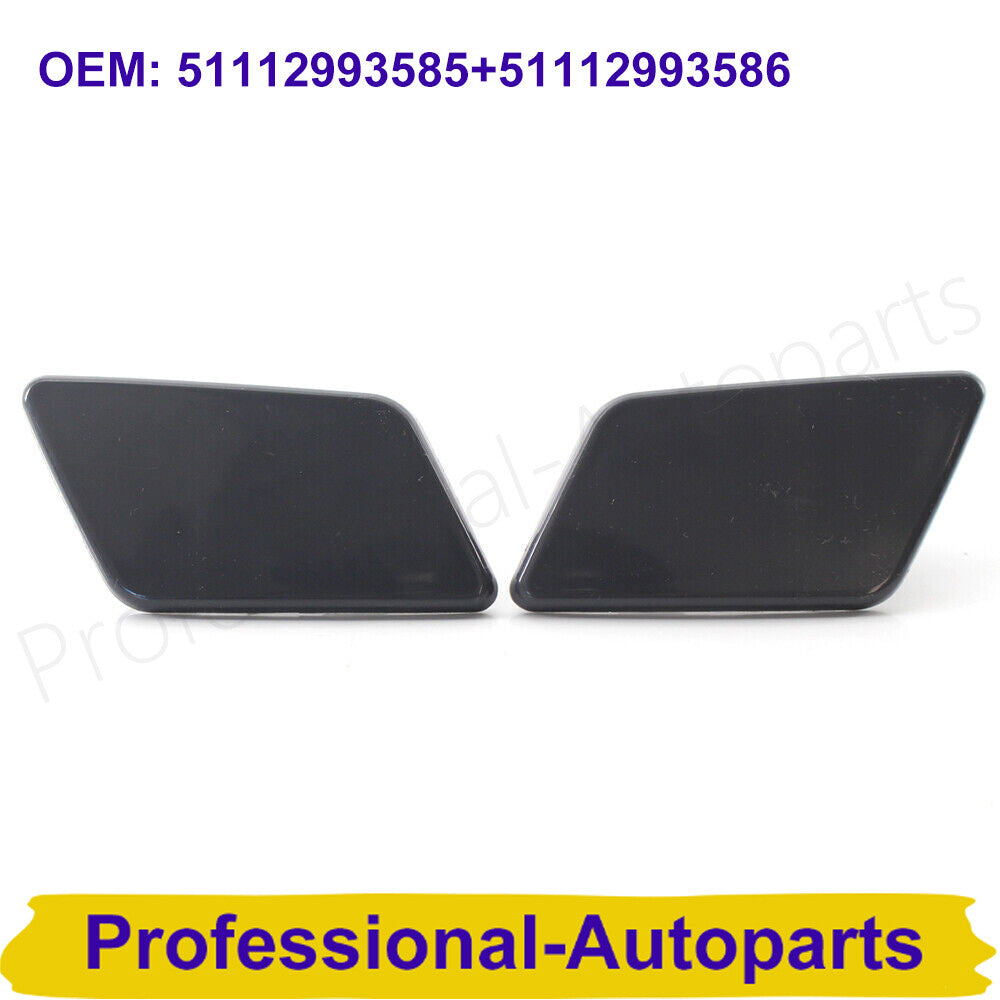 Front bumper headlight washing machine spray nozzle cover for BMW X1 E84 2009 - 2012
