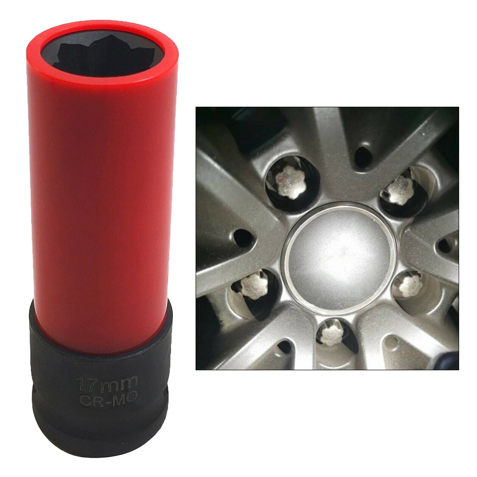 17mm Wheel Lock Nut Removal Socket Wrench For S Series W221 Tyre