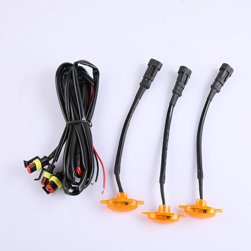 for GMC for Canyon 2021-2024 yellow Style Front Grill LED Marker Light Kit