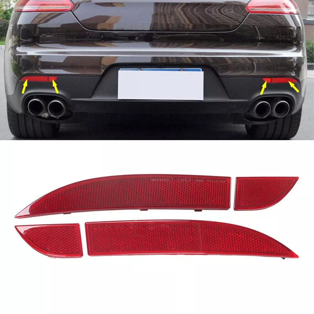 Rear Bumper Marker Reflector Light for Porsche for Panamera 2014-2016