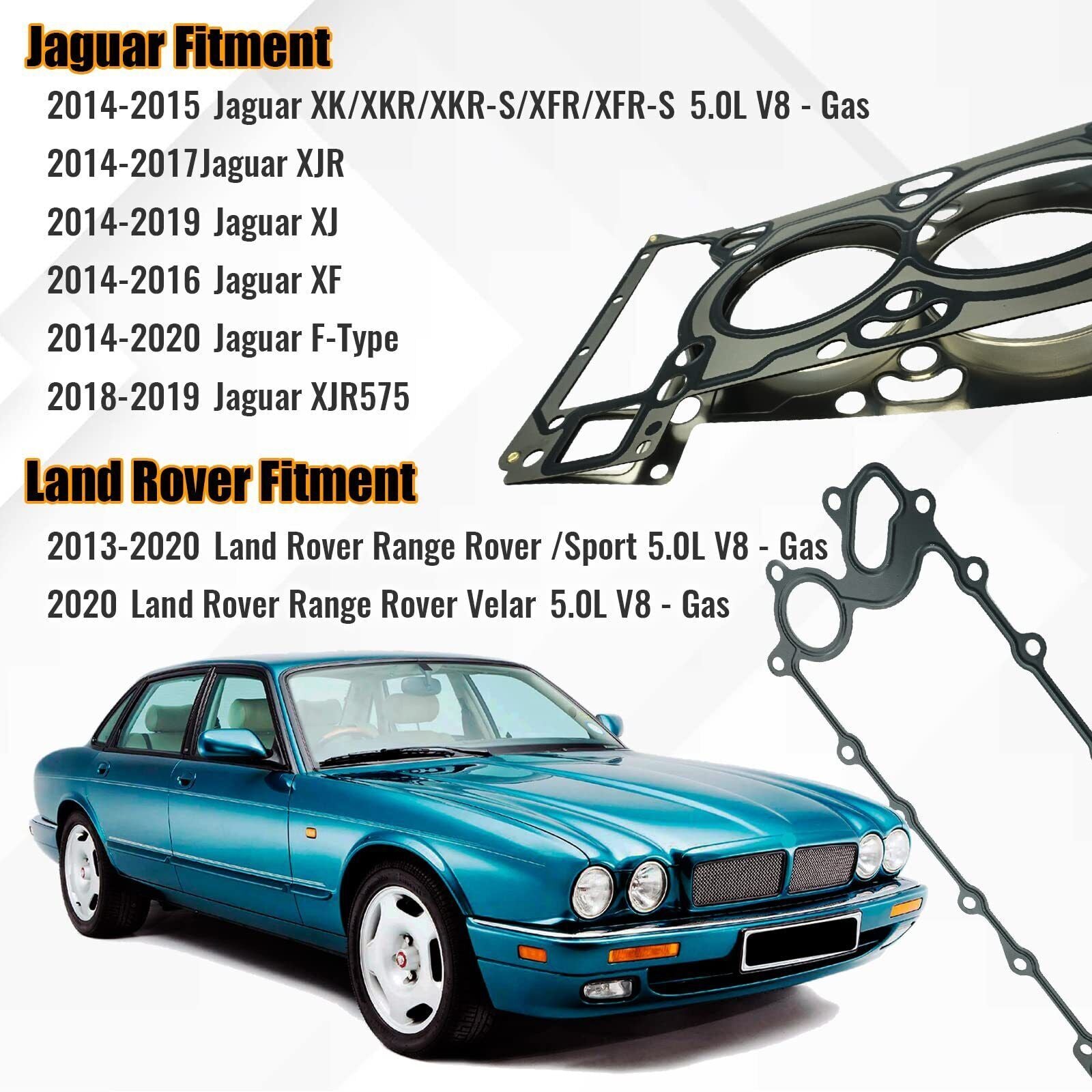 Engine Overhaul Rebuild Kit Fits for Jaguar XJ XE for Land Rover Range AJ133 5.0L V8