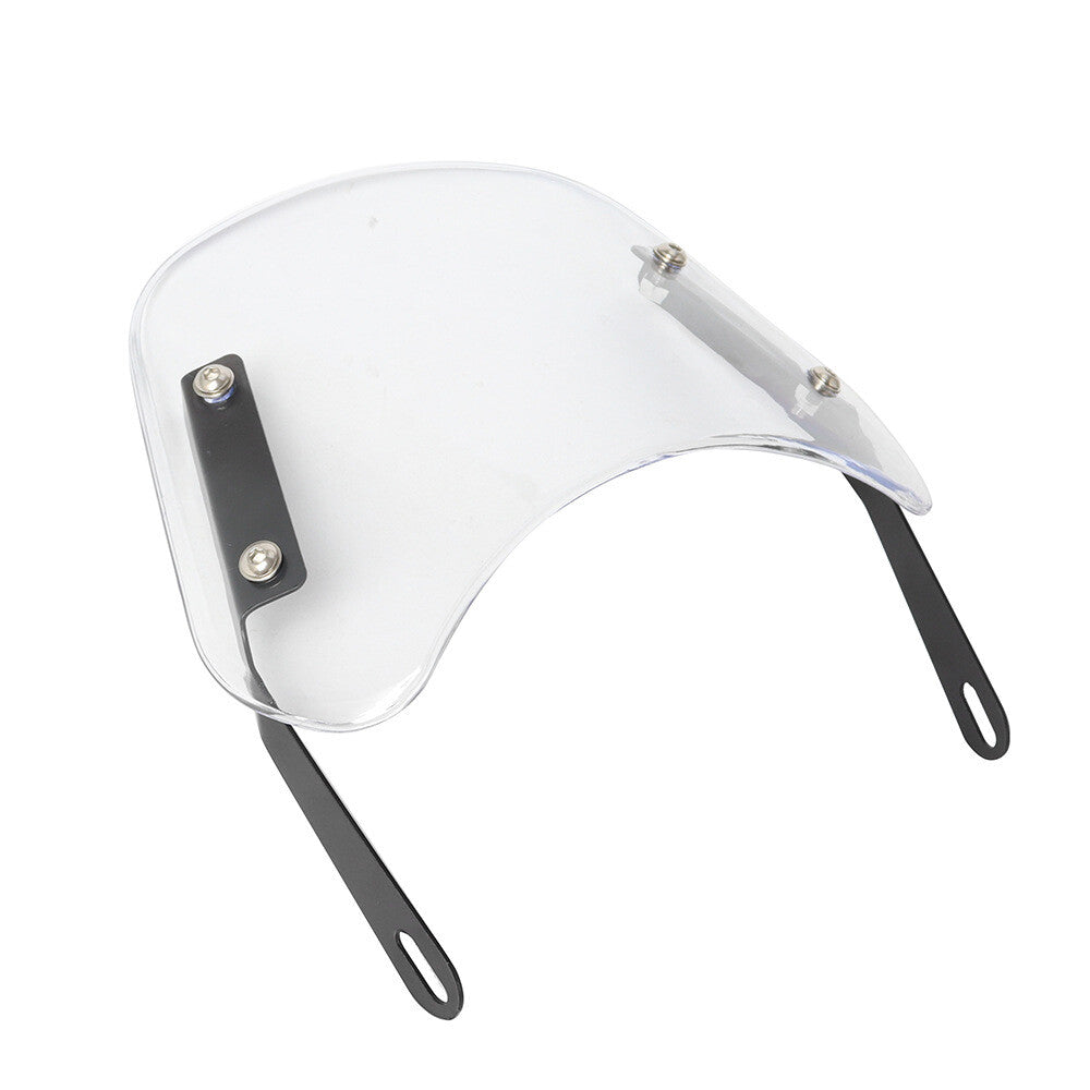 Motorcycle Headlight Windshield Windscreen Universal For 5-7'' Round Headlight