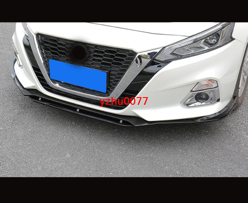 for Nissan Altima 2019-2022 Glossy Black Front Bumper Lip Spoiler Splitter trim