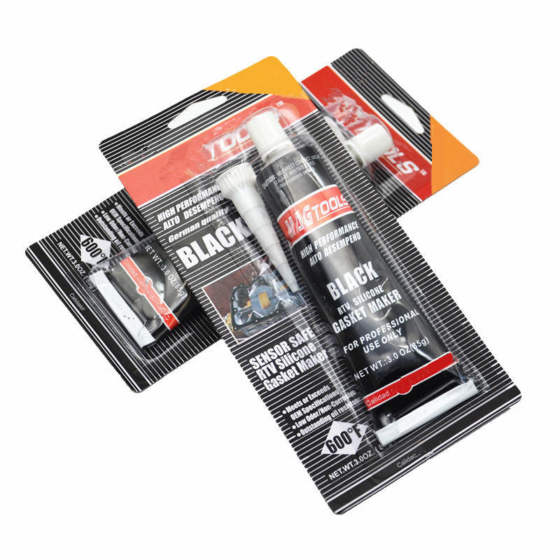Black Gel Sealant Maintenance Tool Sealant Car Engine Gearbox Cylinder Seal Glue