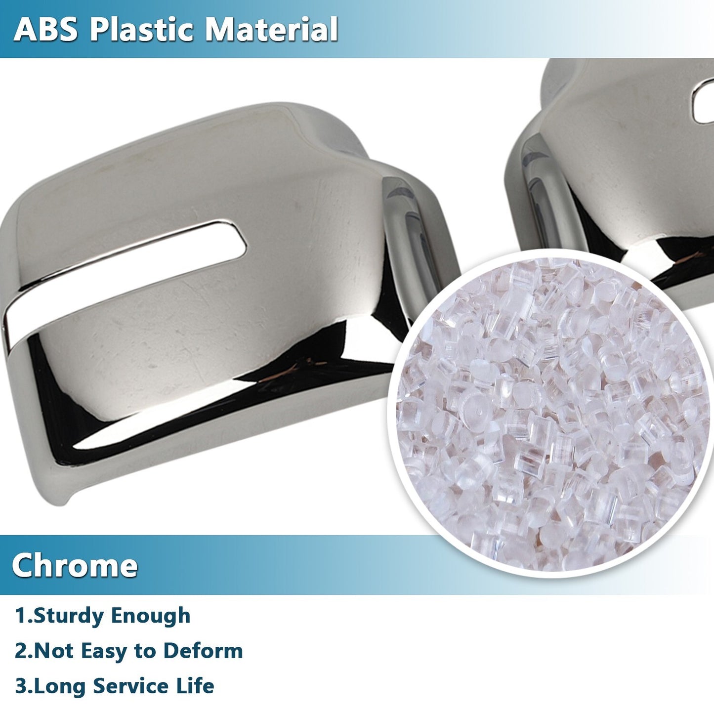 Exterior Side Rearview Mirror Shell Cover Trim for Suzuki for jimny 2019-2023 Chrome