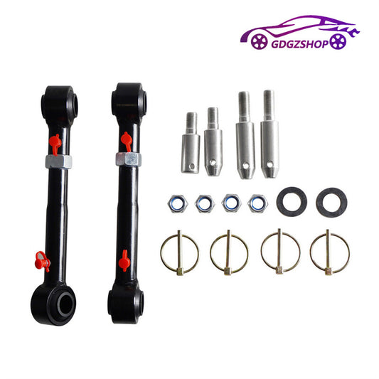 Adjustable Front Sway Bar Links Disconnects for 2007-2018 for Jeep for Wrangler JK JKU
