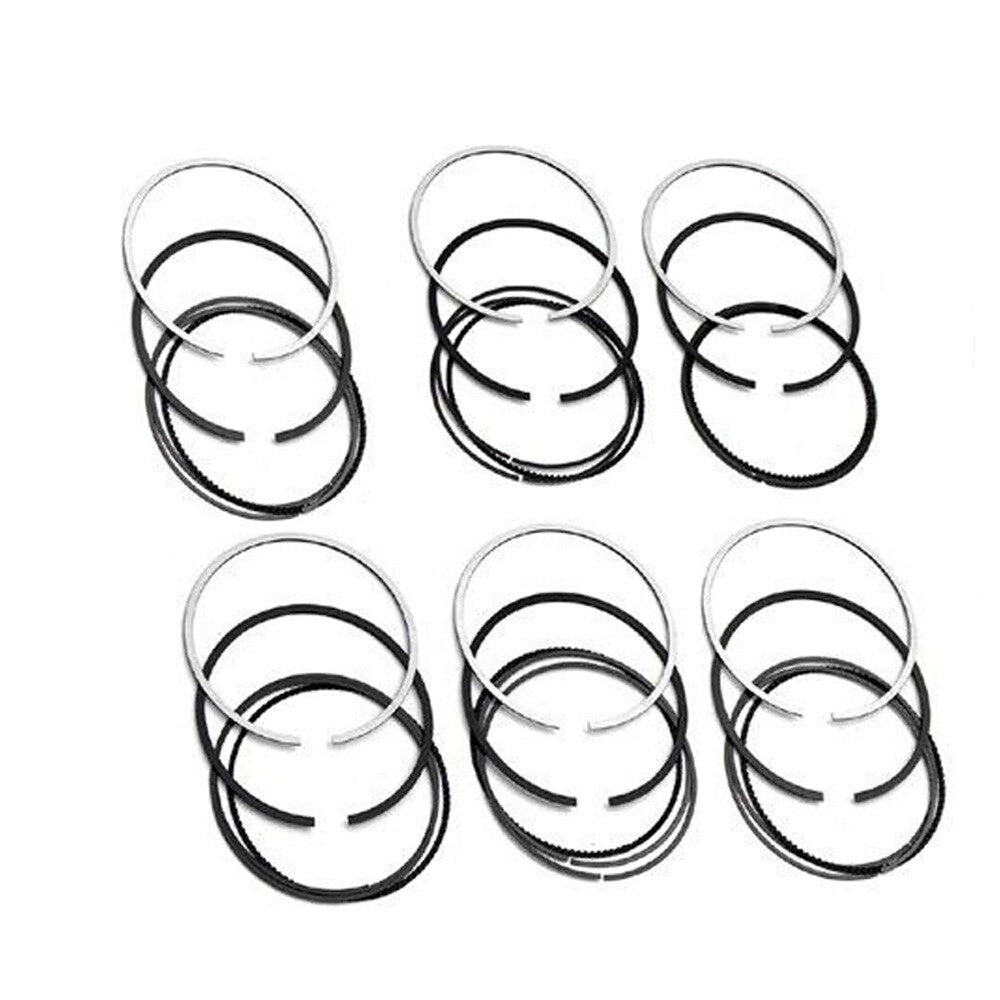 STD 6pcs Piston Rings Set for BMW 320i 520i Z3 E34 E46 E39 M52B20 2.0L