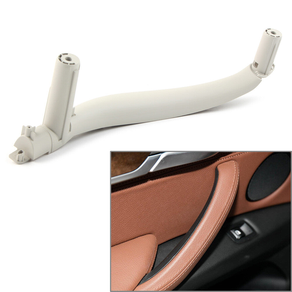 Car Inner Interior Door Pull Handle Trim Cover for BMW X5 X6 F15 F16 Off-white