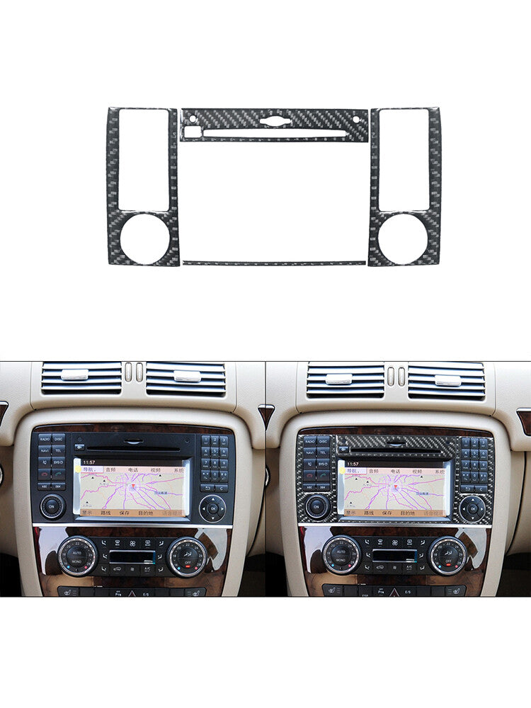 Carbon Fiber Navigation Area Trim for Mercedes R-Class 2009-2012