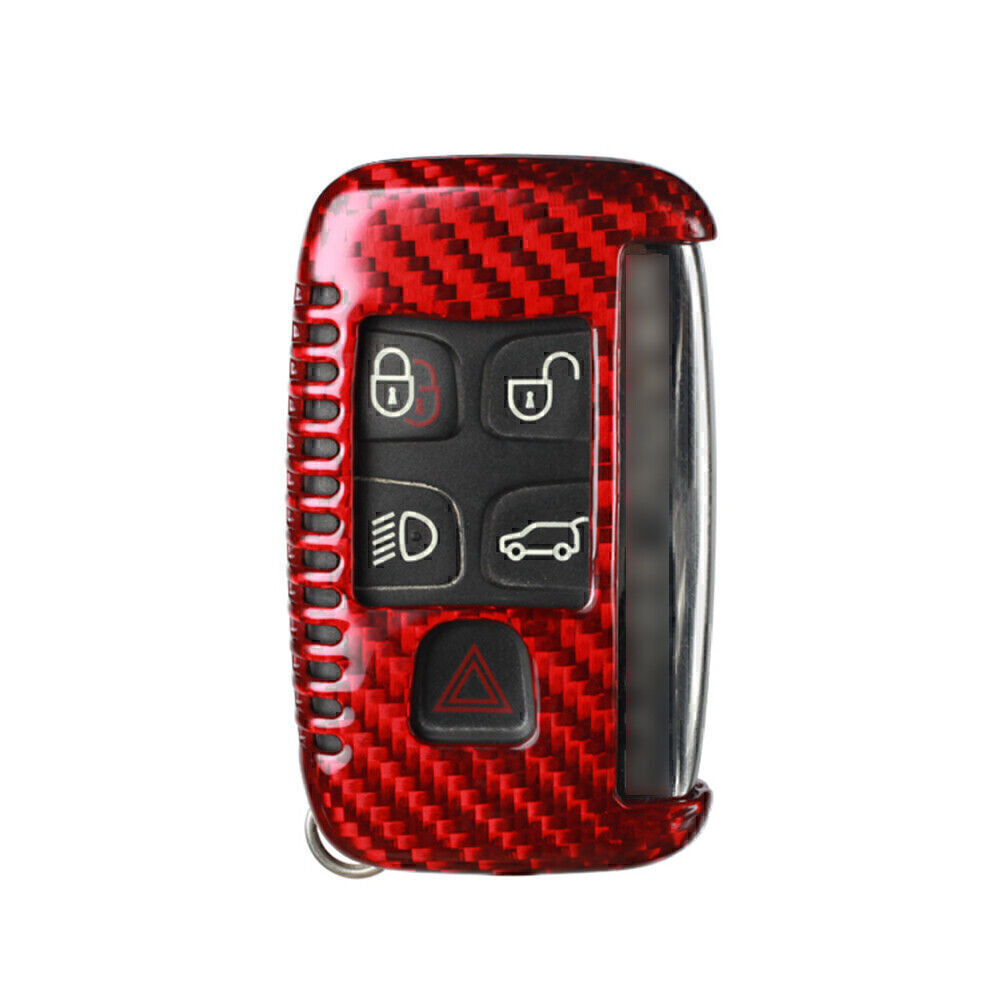 Carbon Fiber Remote Key Shell Cover Case Fit for Land Rover for Range Rover Discovery